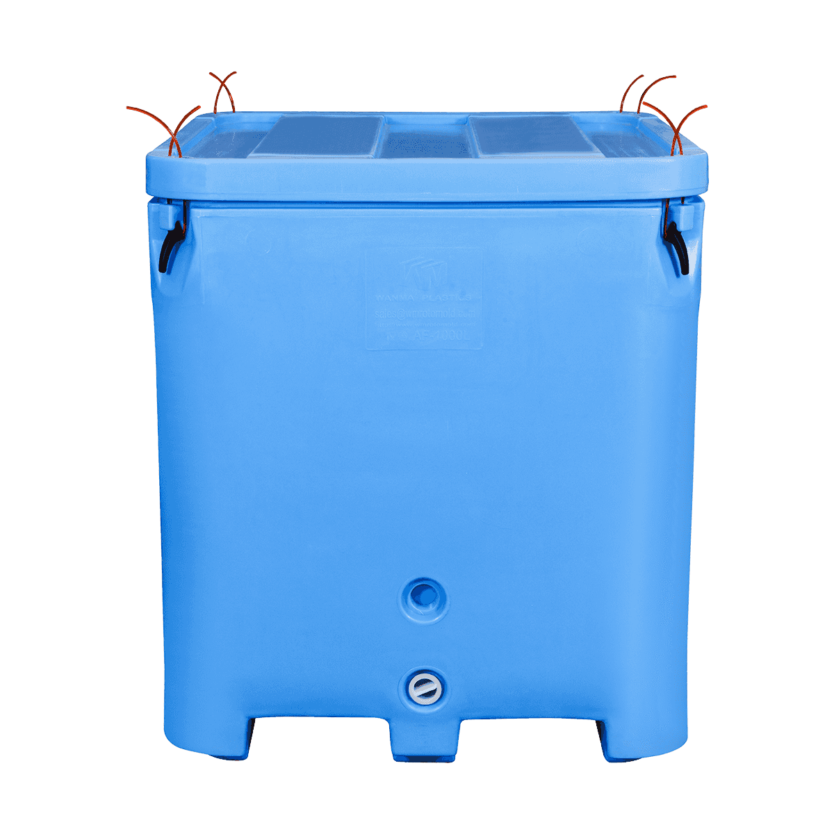 AF-1000L Plastic Insulated Bins Meat/Poultry Industrial Gumamit ng mga plastik na lalagyan